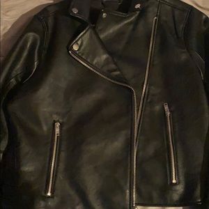 Vegan leather jacket from Abercrombie &Fitch